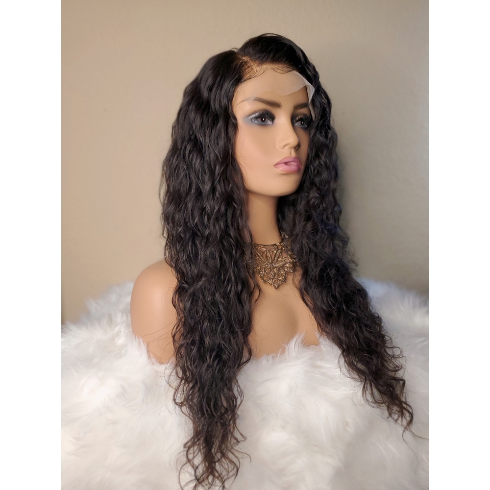 Virgin Brazilian Human hair lace front wig